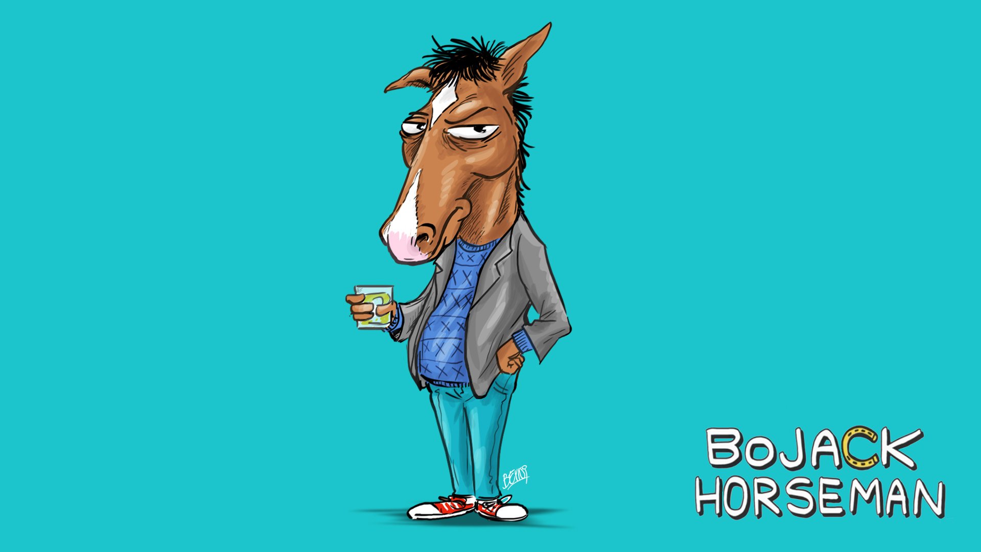 Bojack Horseman Hd Background , HD Wallpaper & Backgrounds