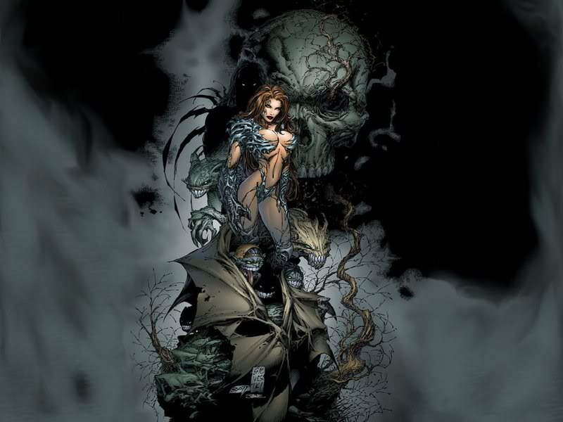 Grim Reaper Wallpaper - Witchblade Art , HD Wallpaper & Backgrounds