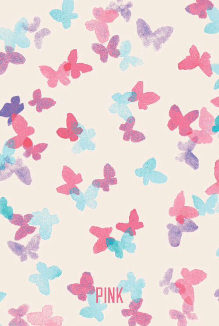 Pink, Butterfly, And Wallpaper Image - Butterfly Pink And Turquoise , HD Wallpaper & Backgrounds