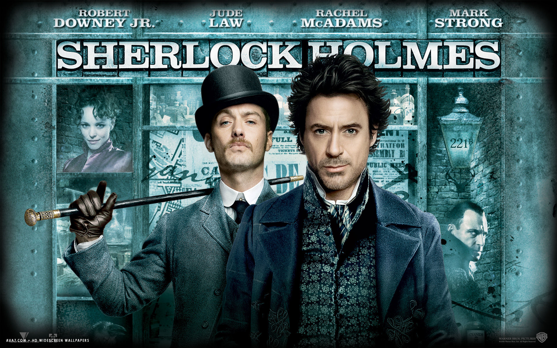 Sherlock Holmes Movie Hd Widescreen Wallpaper - Sherlock Holmes Wallpaper 4k , HD Wallpaper & Backgrounds