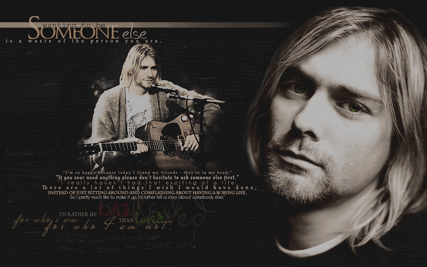 Kurt Cobain Wallpaper Free Hd Widescreen , HD Wallpaper & Backgrounds