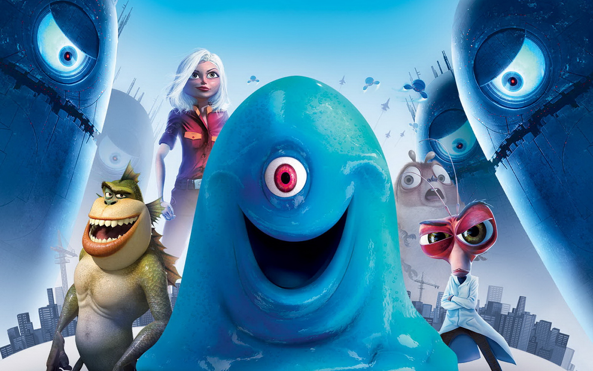 Monsters Vs Aliens Still , HD Wallpaper & Backgrounds