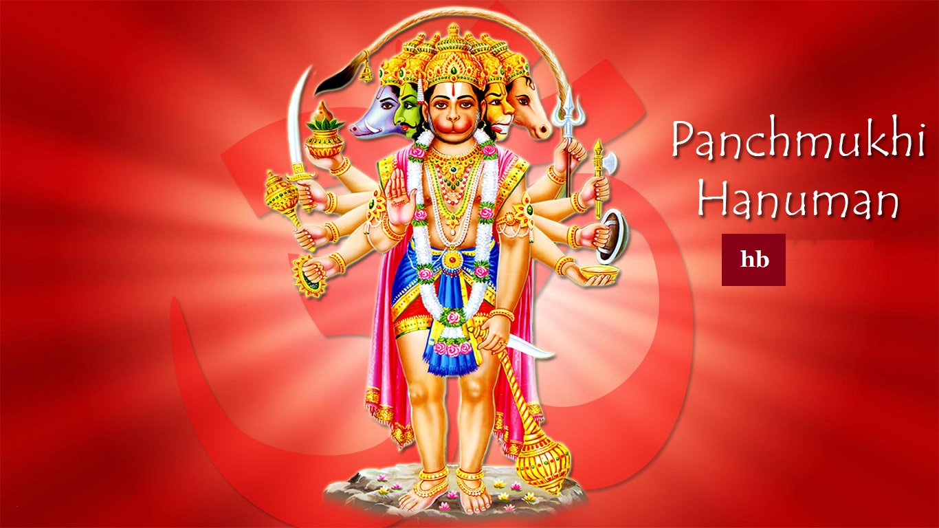 Panchmukhi Bajrangbali Images - Panchmukhi Hanuman Image Hd Download , HD Wallpaper & Backgrounds
