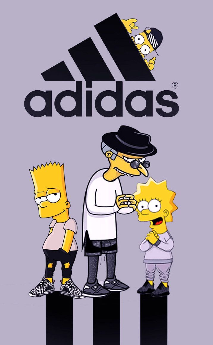 Cafa6145 Wallpaper The Simpsons 4 
 Data-src /large/10780116 - Adidas And Parley Logo , HD Wallpaper & Backgrounds