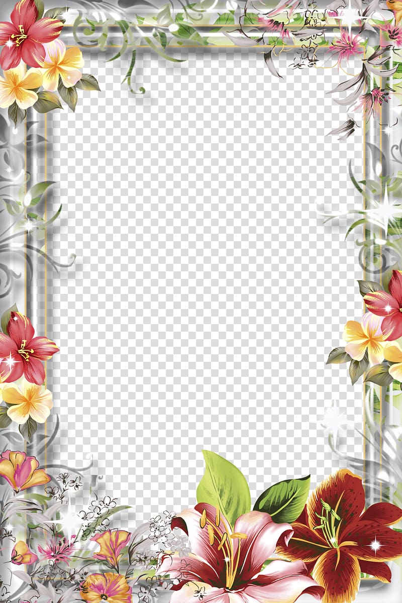 卡通 浪漫 花朵 蝴蝶 相框 海報 背景 圖 , HD Wallpaper & Backgrounds