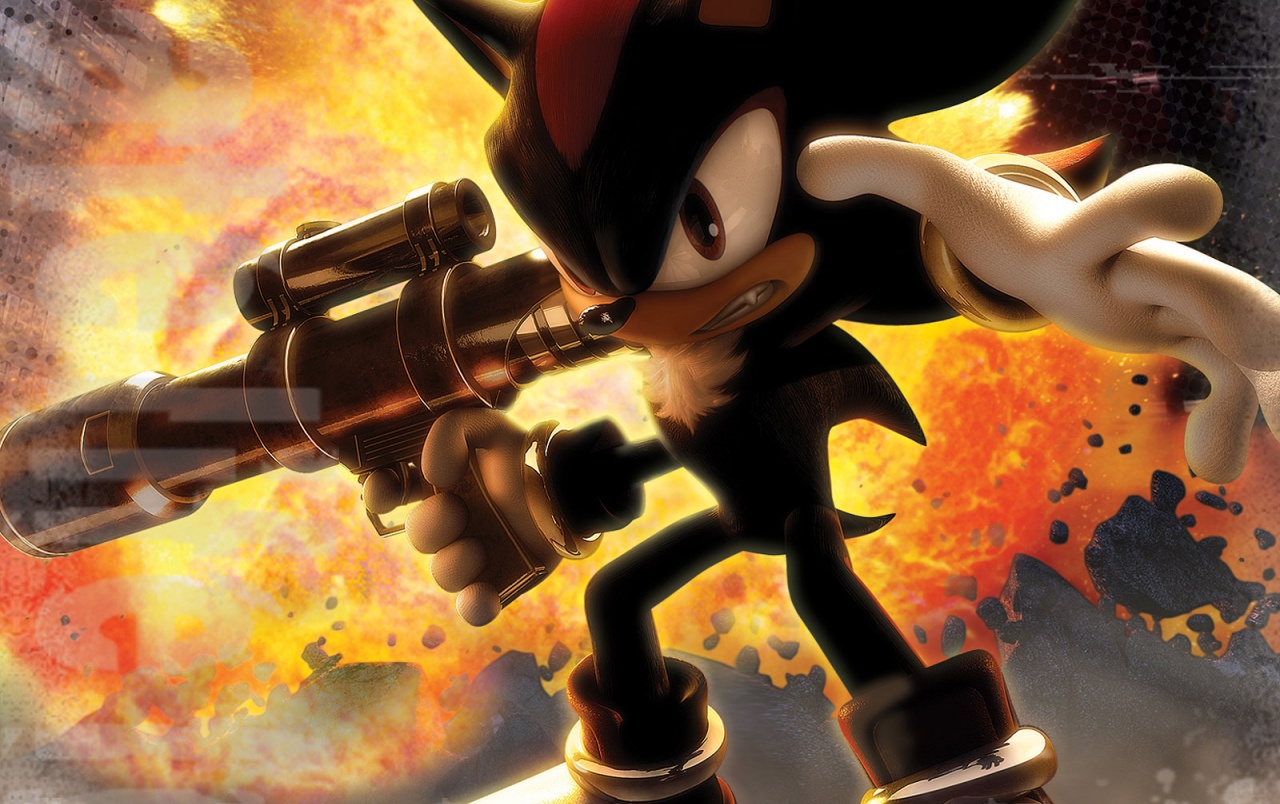 Shadow The Hedgehog Wallpapers - Shadow The Hedgehog With Gun , HD Wallpaper & Backgrounds
