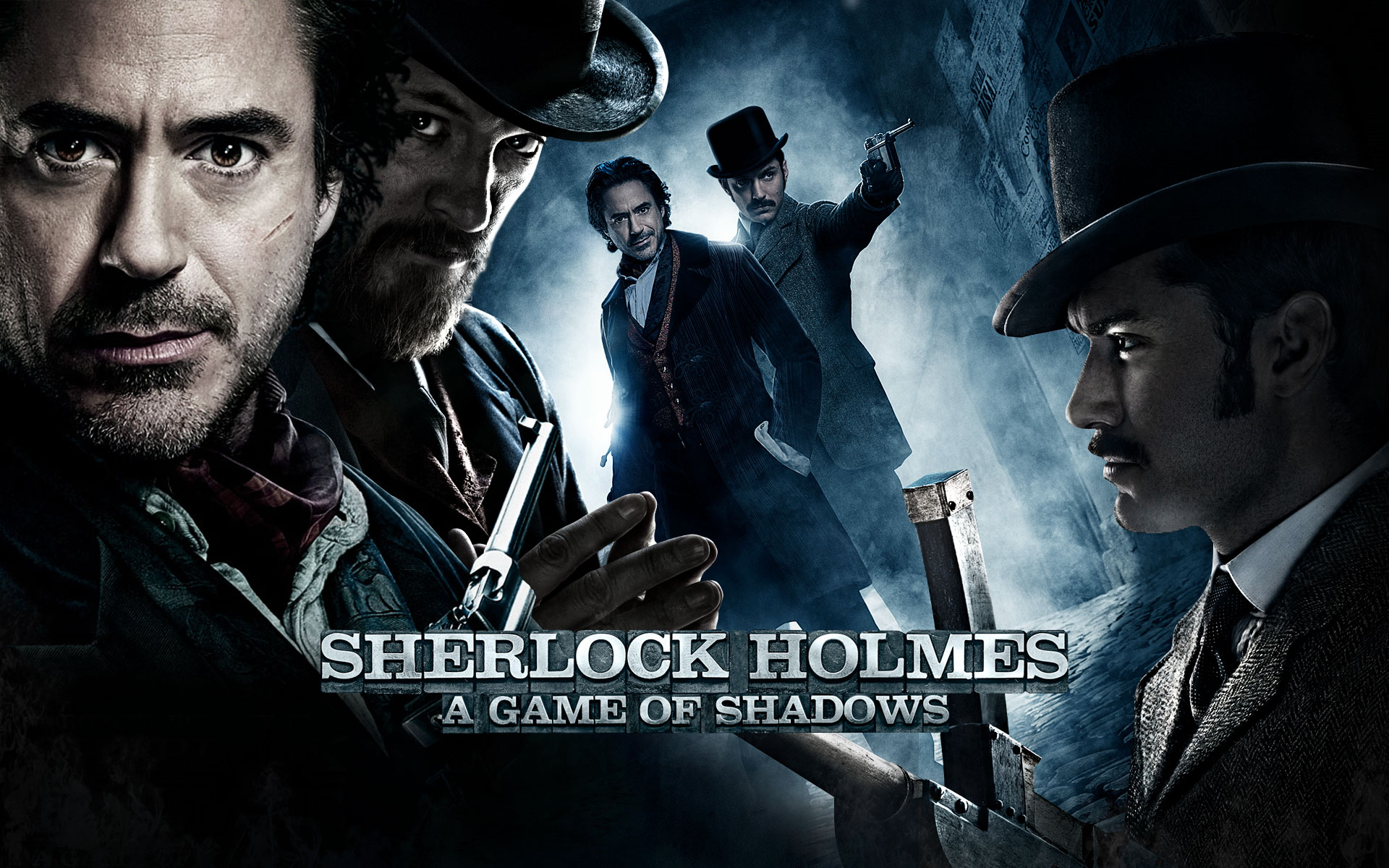 Sherlock Holmes Windows Wallpaper - Sherlock Holmes 2 A Game Of Shadows 2011 , HD Wallpaper & Backgrounds