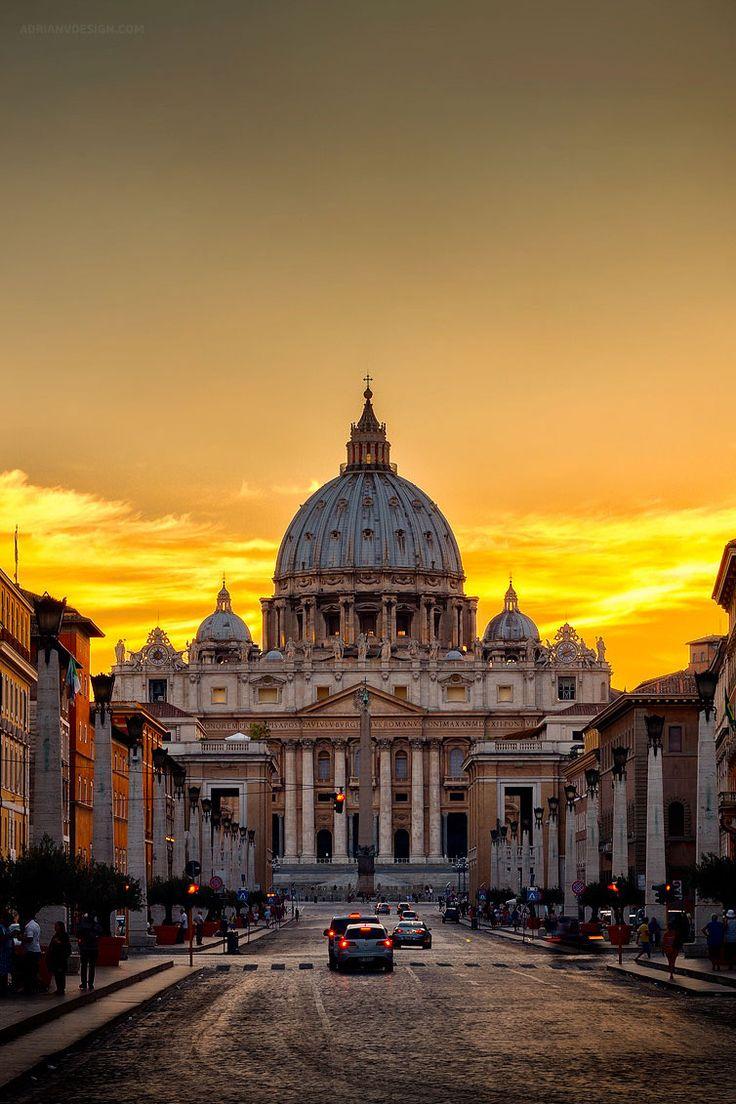 Rome Vatican Architecture Church Cathedral Travel Europe - Saint Peter's Square , HD Wallpaper & Backgrounds