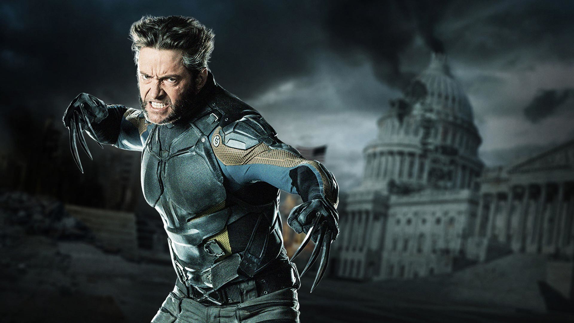 1920x1080, Wolverine X Men Days Of Future Past Wallpaper - X Men Wolverine Wallpaper Hd , HD Wallpaper & Backgrounds