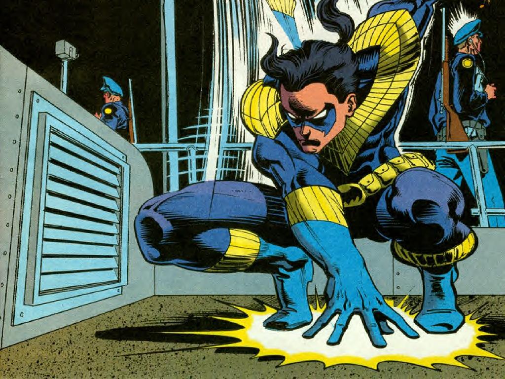 Comics Wallpaper - Nightwing - Dick Grayson Discowing , HD Wallpaper & Backgrounds