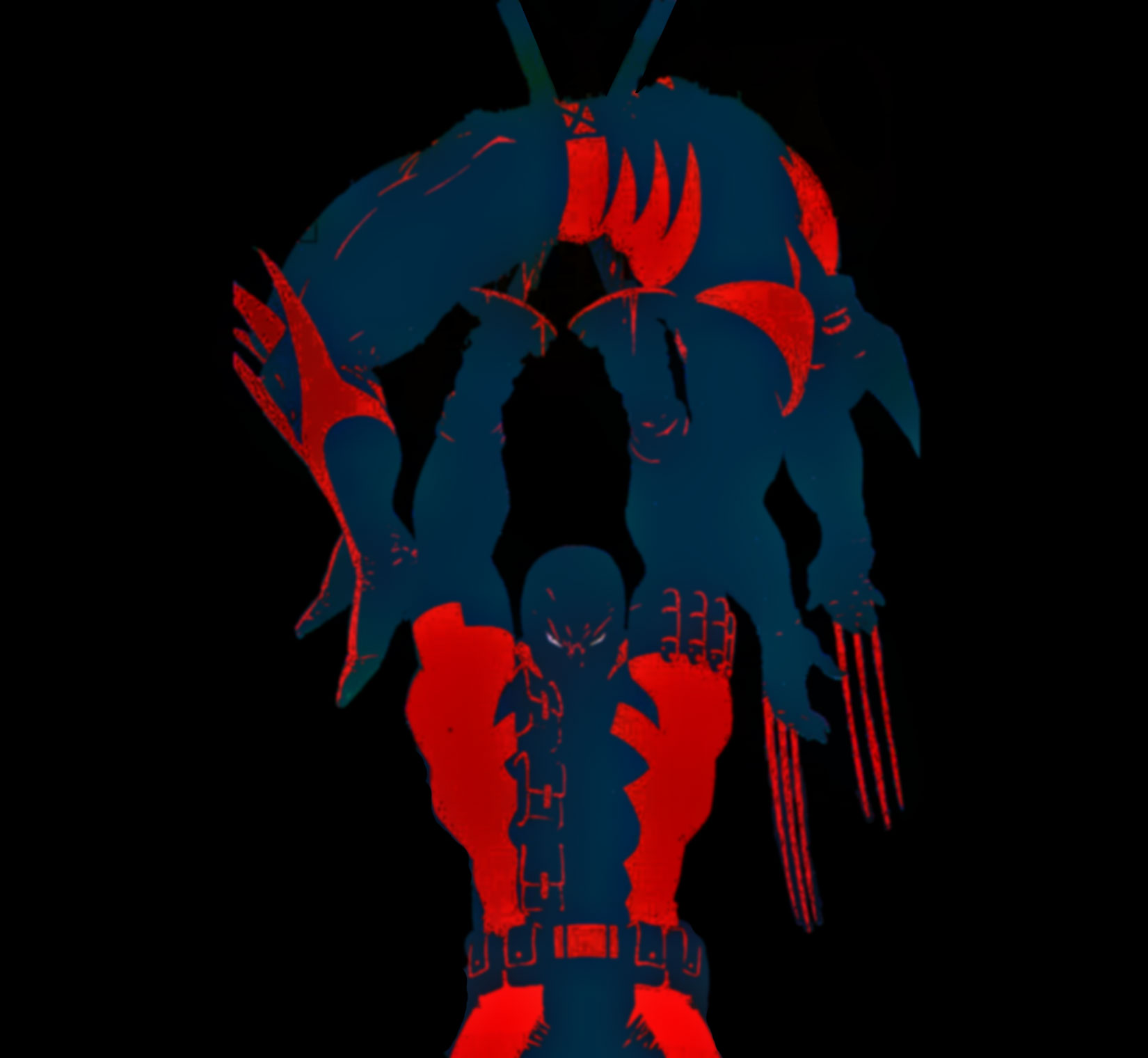 Wolverine Deadpool Wallpaper - Deadpool Vs Wolverine , HD Wallpaper & Backgrounds