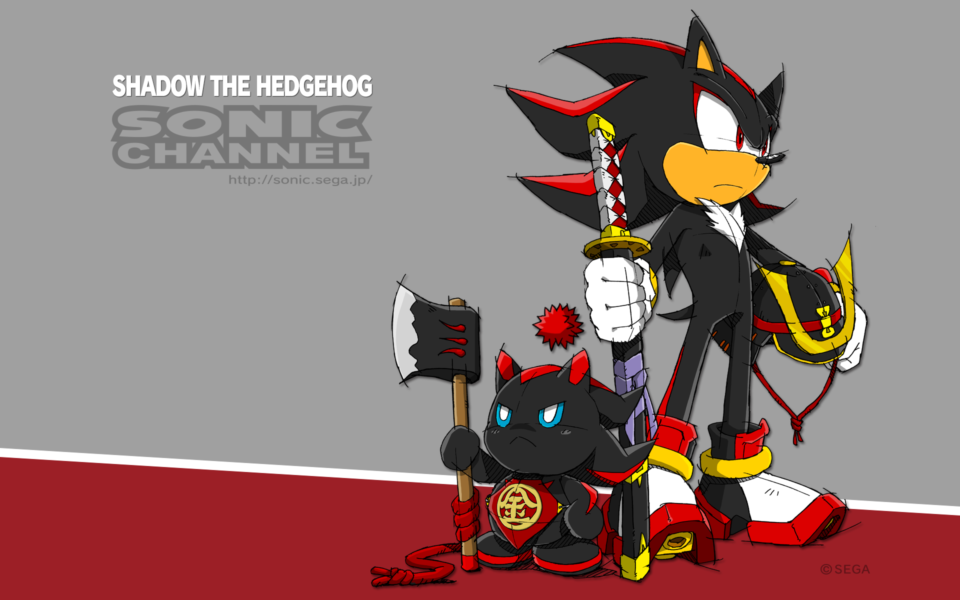 [download This Wallpaper For Pc] - Shadow Chao Sonic Channel , HD Wallpaper & Backgrounds