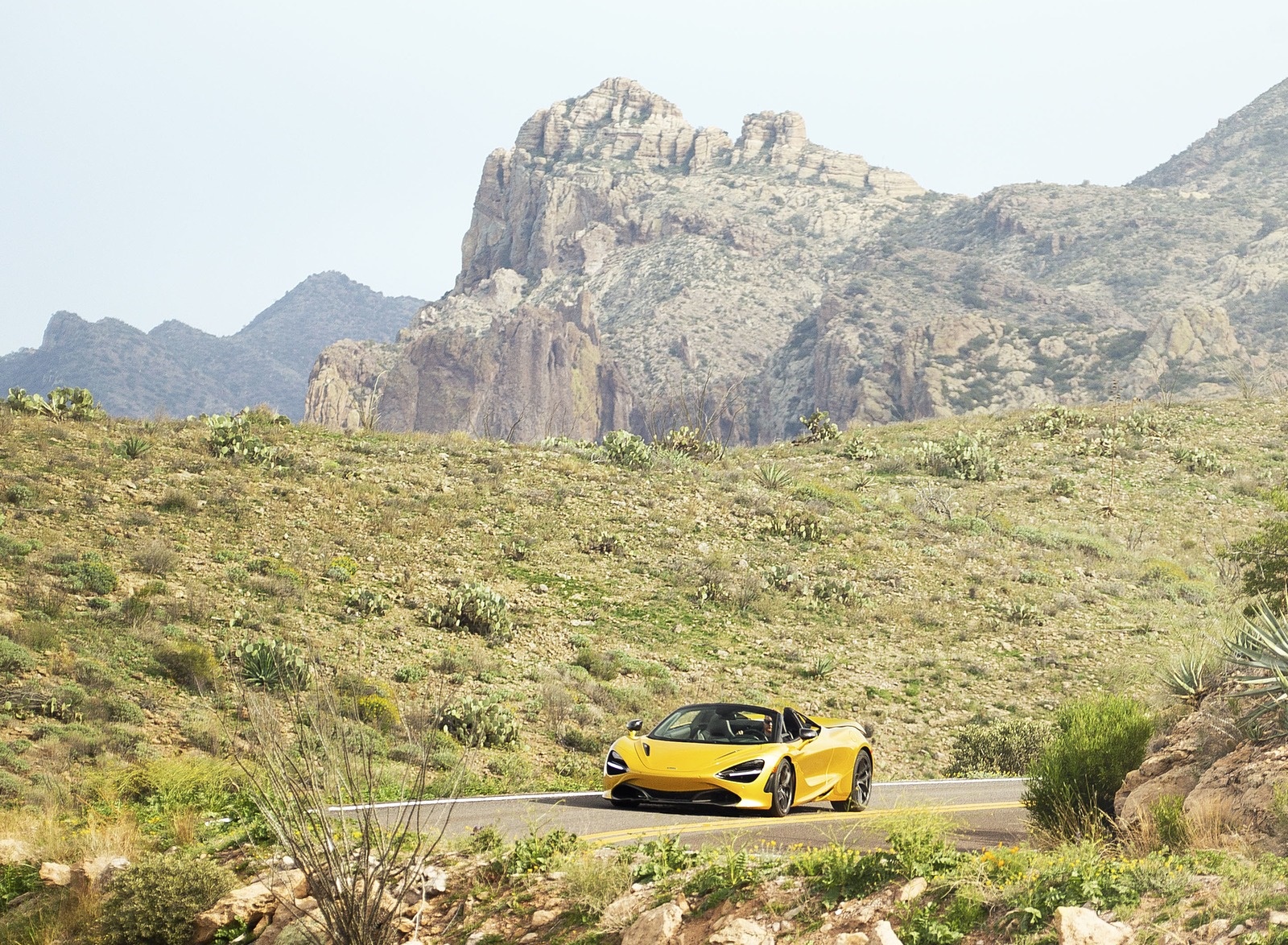 2019 Mclaren 720s Spider Front Wallpapers - Mclaren P1 , HD Wallpaper & Backgrounds