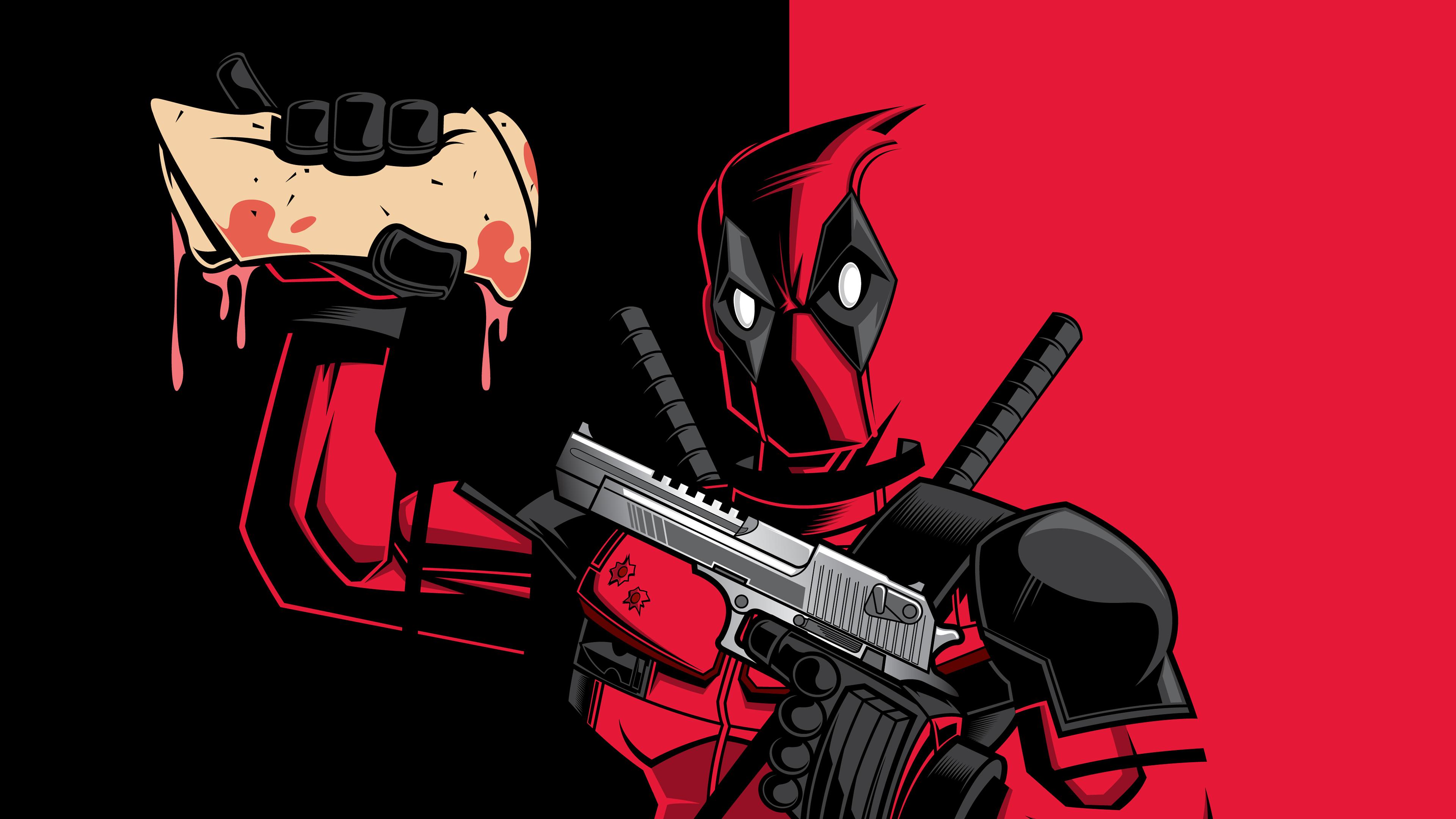 Deadpool 4k , HD Wallpaper & Backgrounds