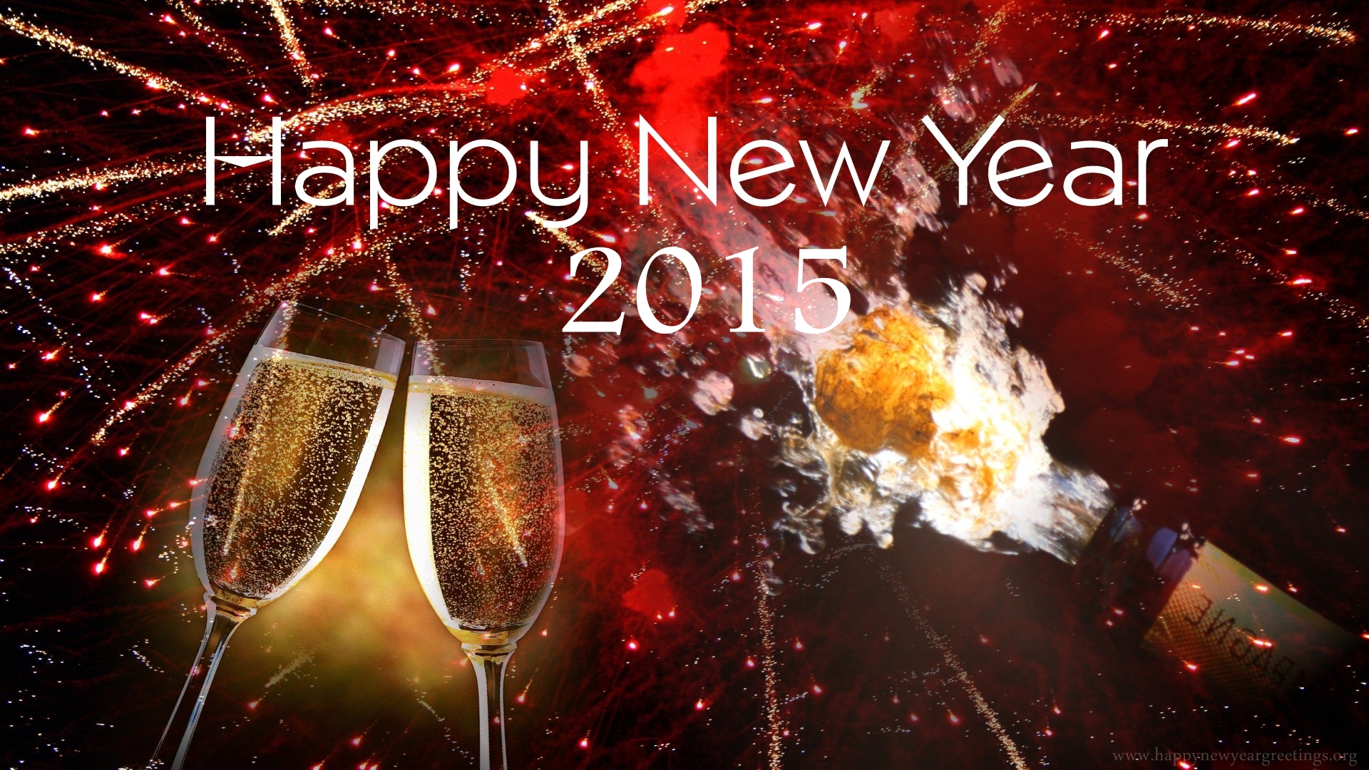 Champagne Glasses Happy New Year , HD Wallpaper & Backgrounds