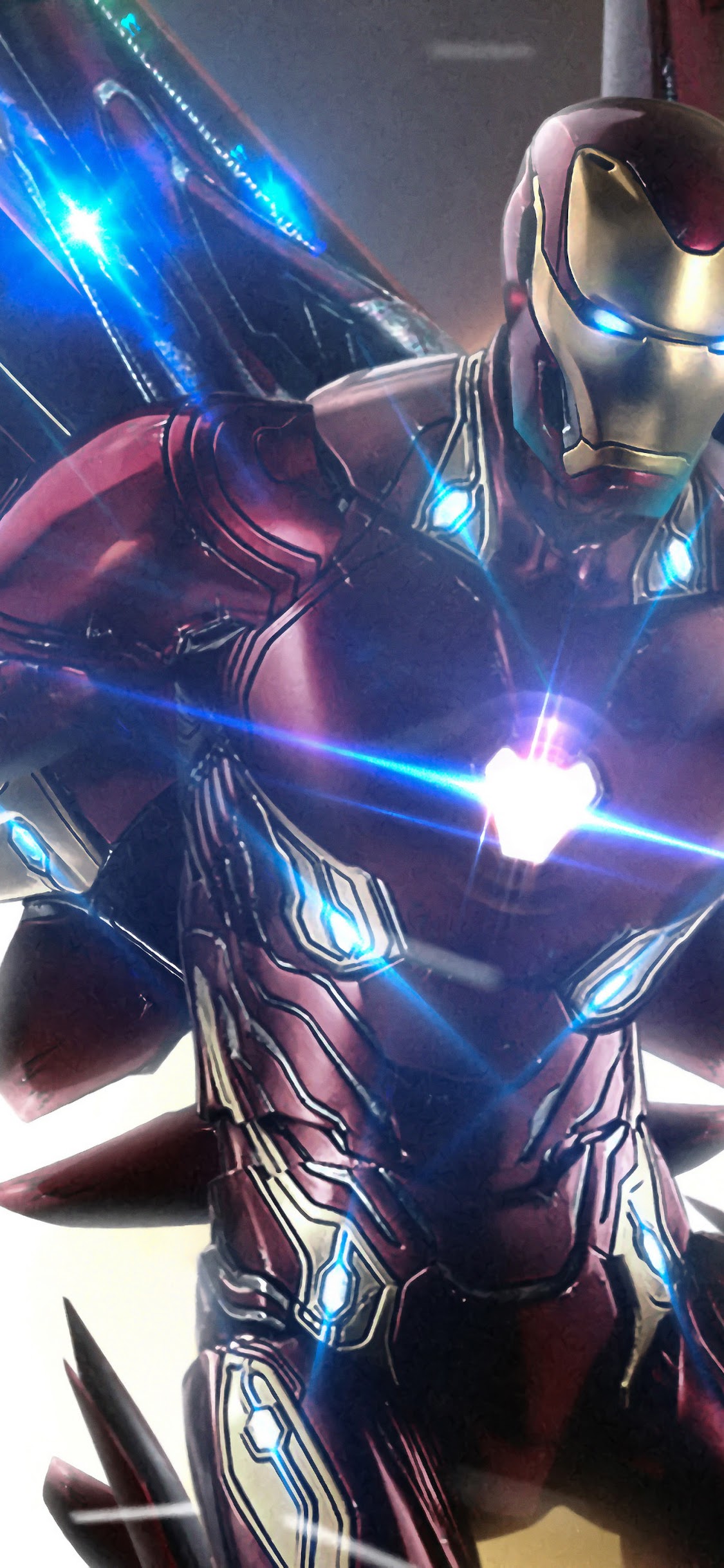 Iron Man, Infinity Stones, Avengers - Iron Man In Endgame , HD Wallpaper & Backgrounds