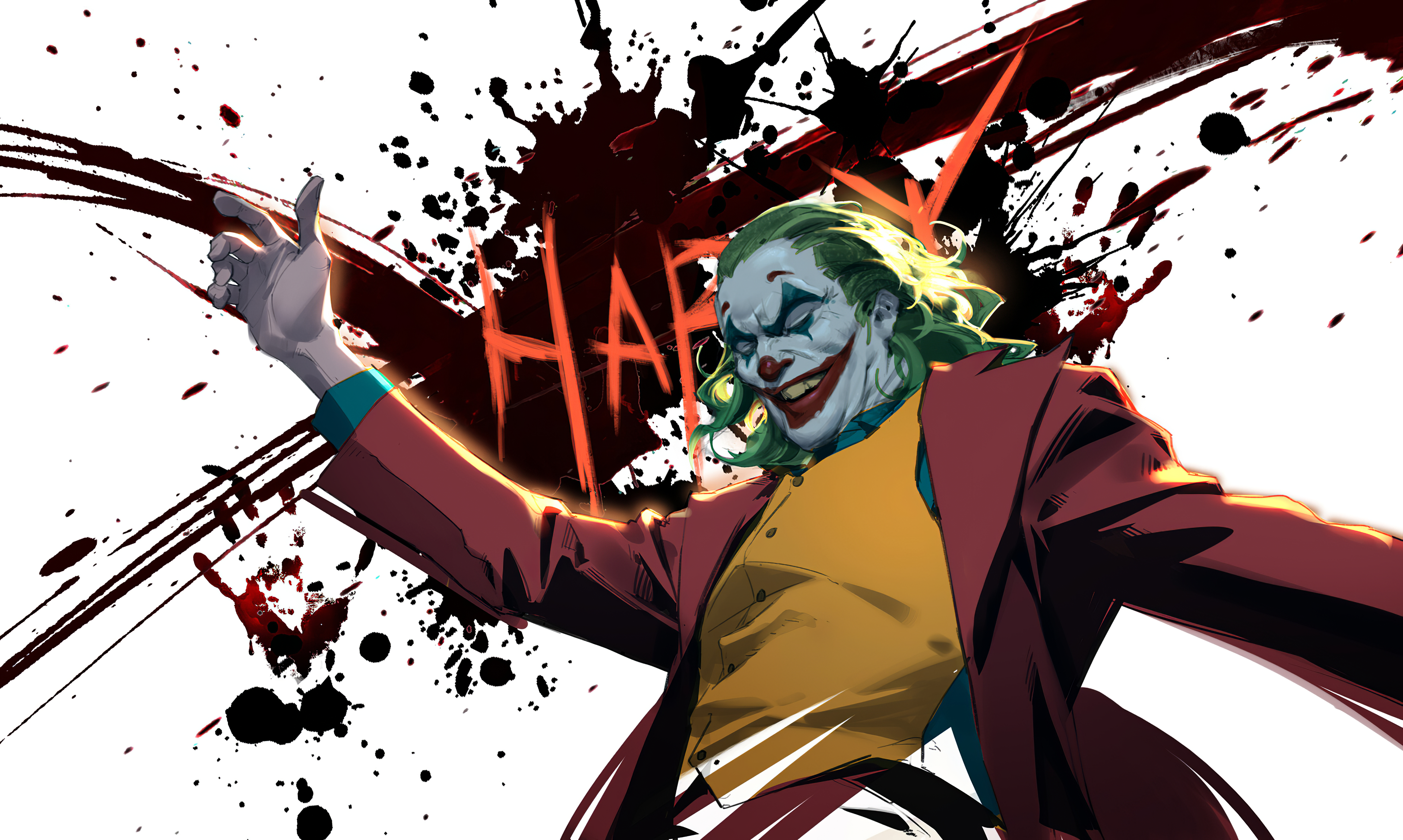 Le Joker Fan Art , HD Wallpaper & Backgrounds