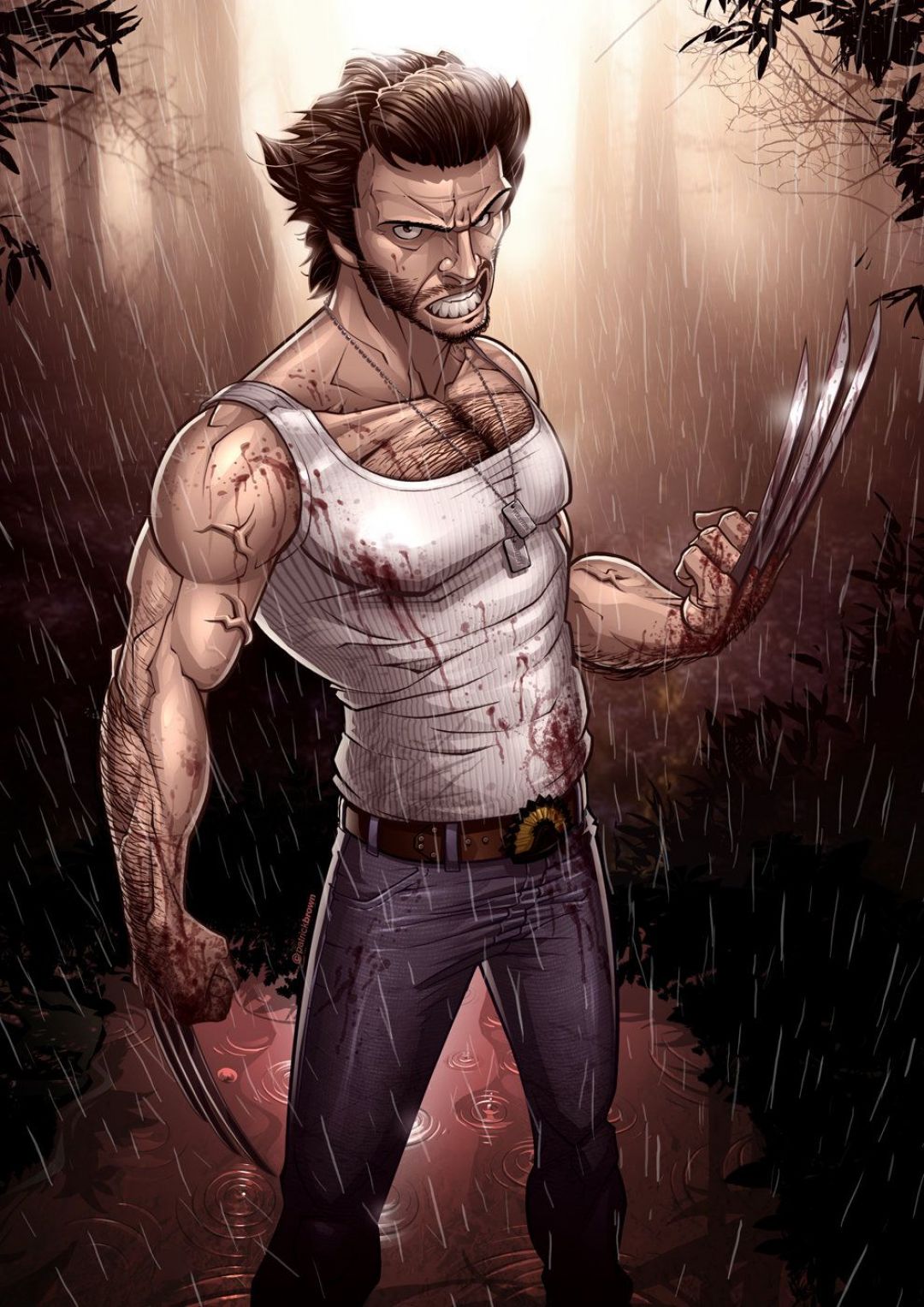 Bloody Wolverine Comic Phone , HD Wallpaper & Backgrounds