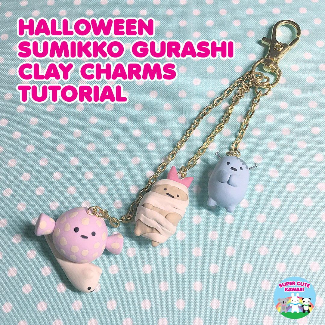 Halloween Sumikko Gurashi Clay Charm Tutorial - Sumikko Gurashi Clay Charm , HD Wallpaper & Backgrounds
