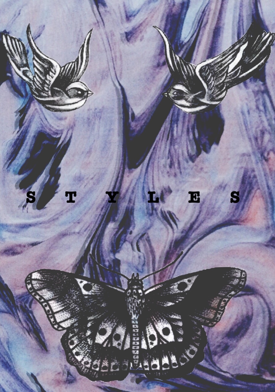 Birds, Butterfly, Tattoo - Harry Styles Tattoo Lockscreen , HD Wallpaper & Backgrounds
