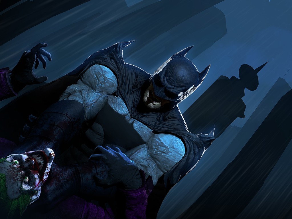 Joker Vs Batman 4k Wallpaper , HD Wallpaper & Backgrounds