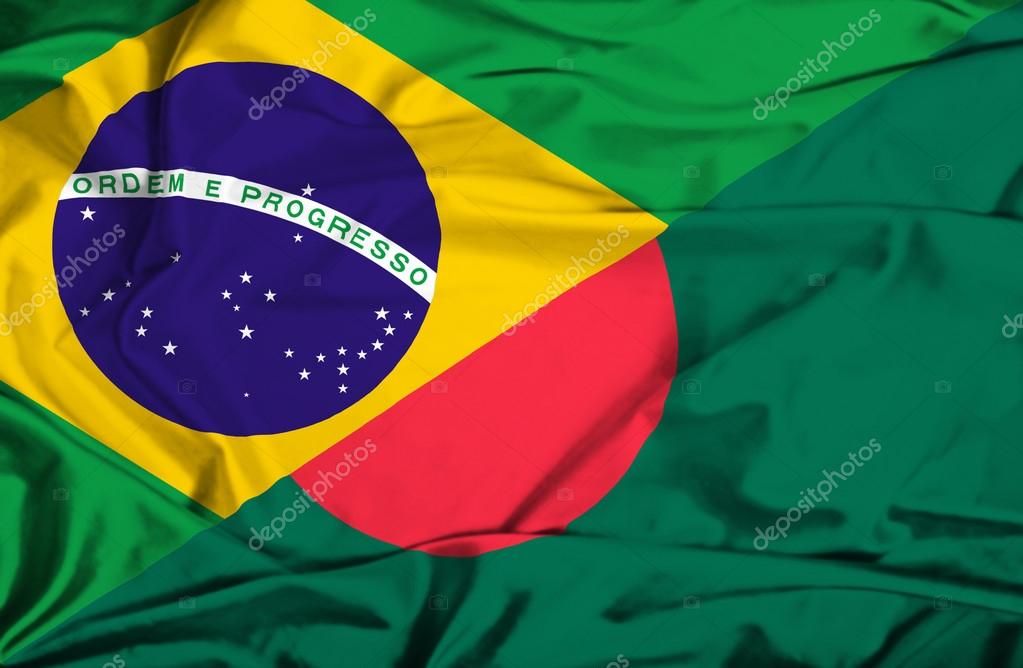 Brazil And Bangladesh Flag , HD Wallpaper & Backgrounds