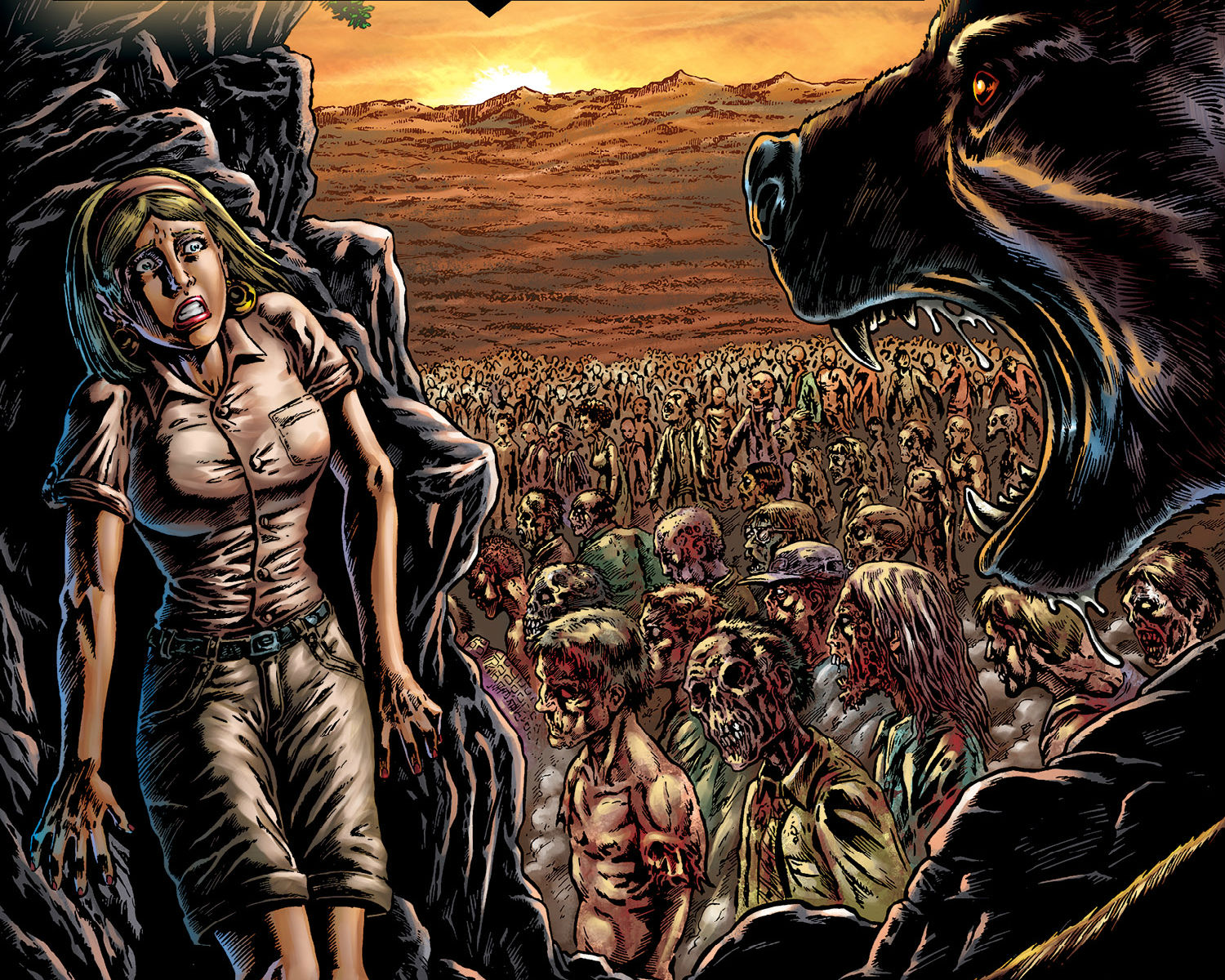 Night Of The Living Dead Comic Issue , HD Wallpaper & Backgrounds