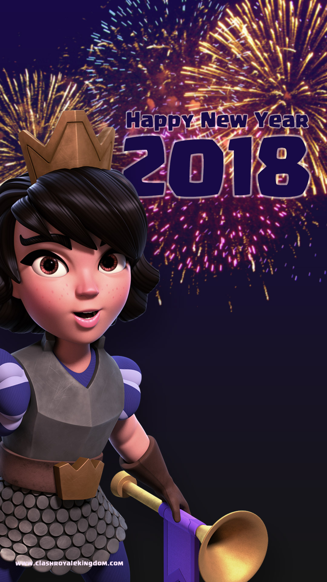 Clash Of Royale Happy New Year , HD Wallpaper & Backgrounds