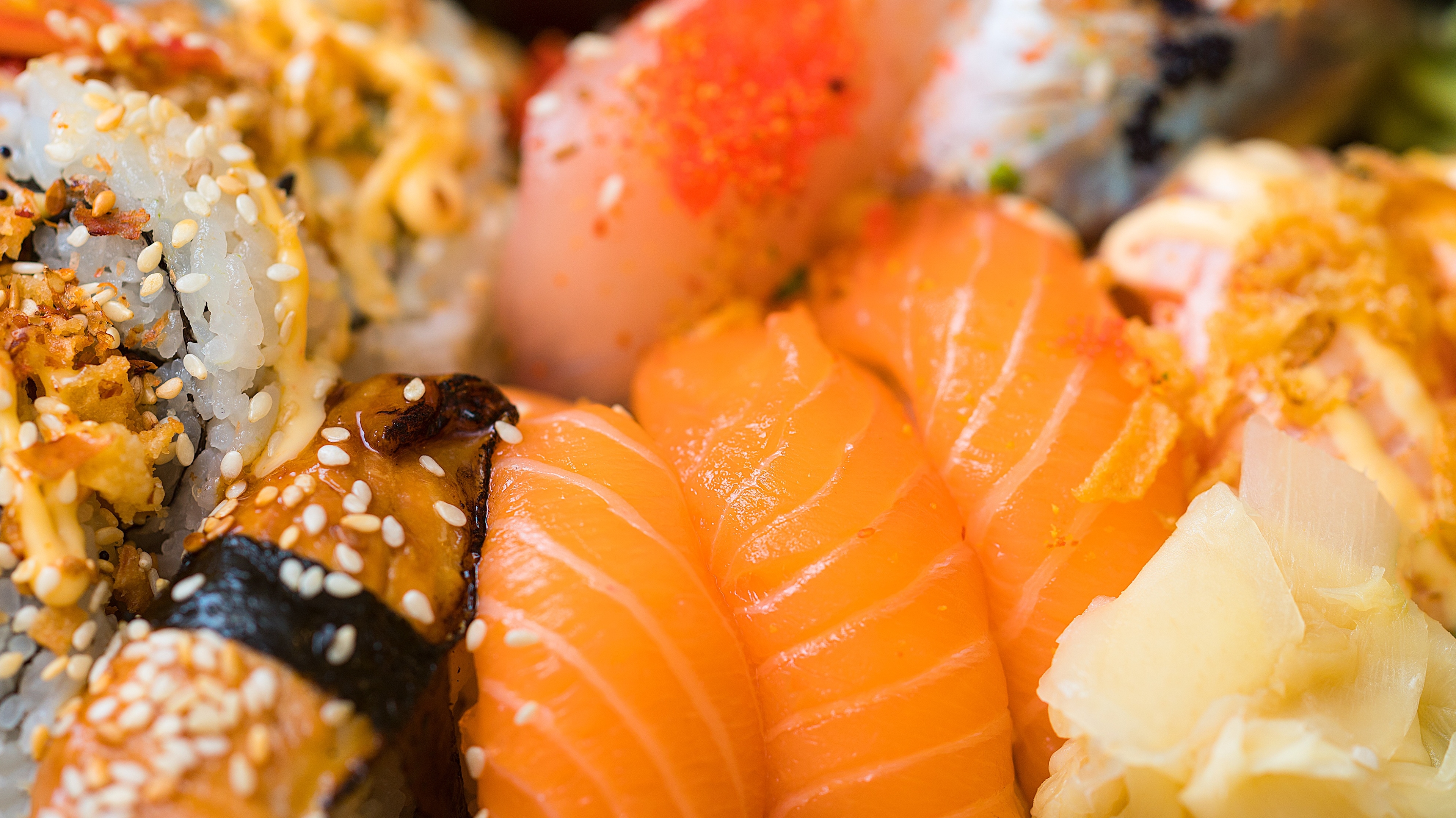 Sushi Rolls 4k , HD Wallpaper & Backgrounds
