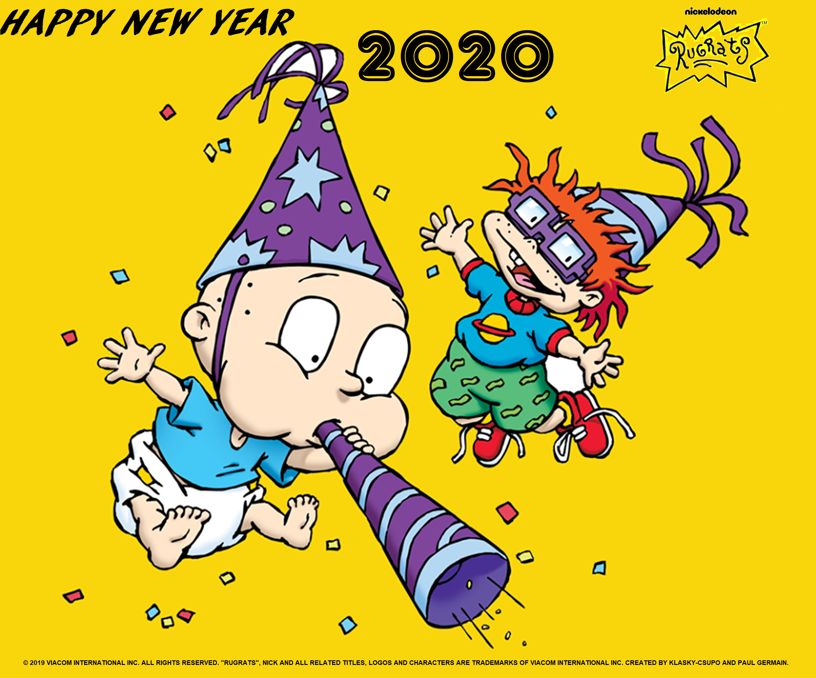 Nickelodeon S Rugrats Happy New Year 2020 - Birthday Rugrats , HD Wallpaper & Backgrounds