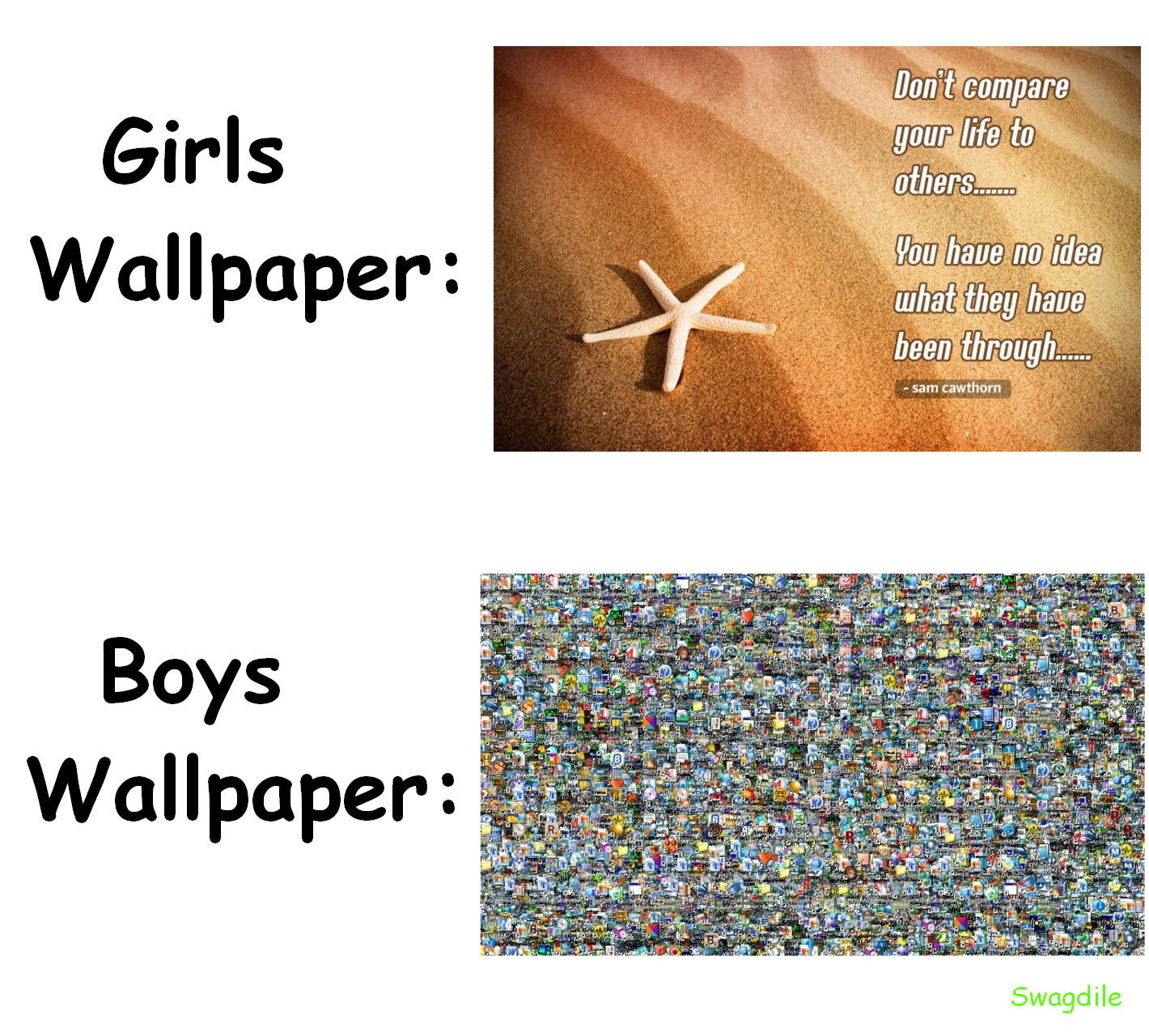 Girls Vs Boys Meme , HD Wallpaper & Backgrounds