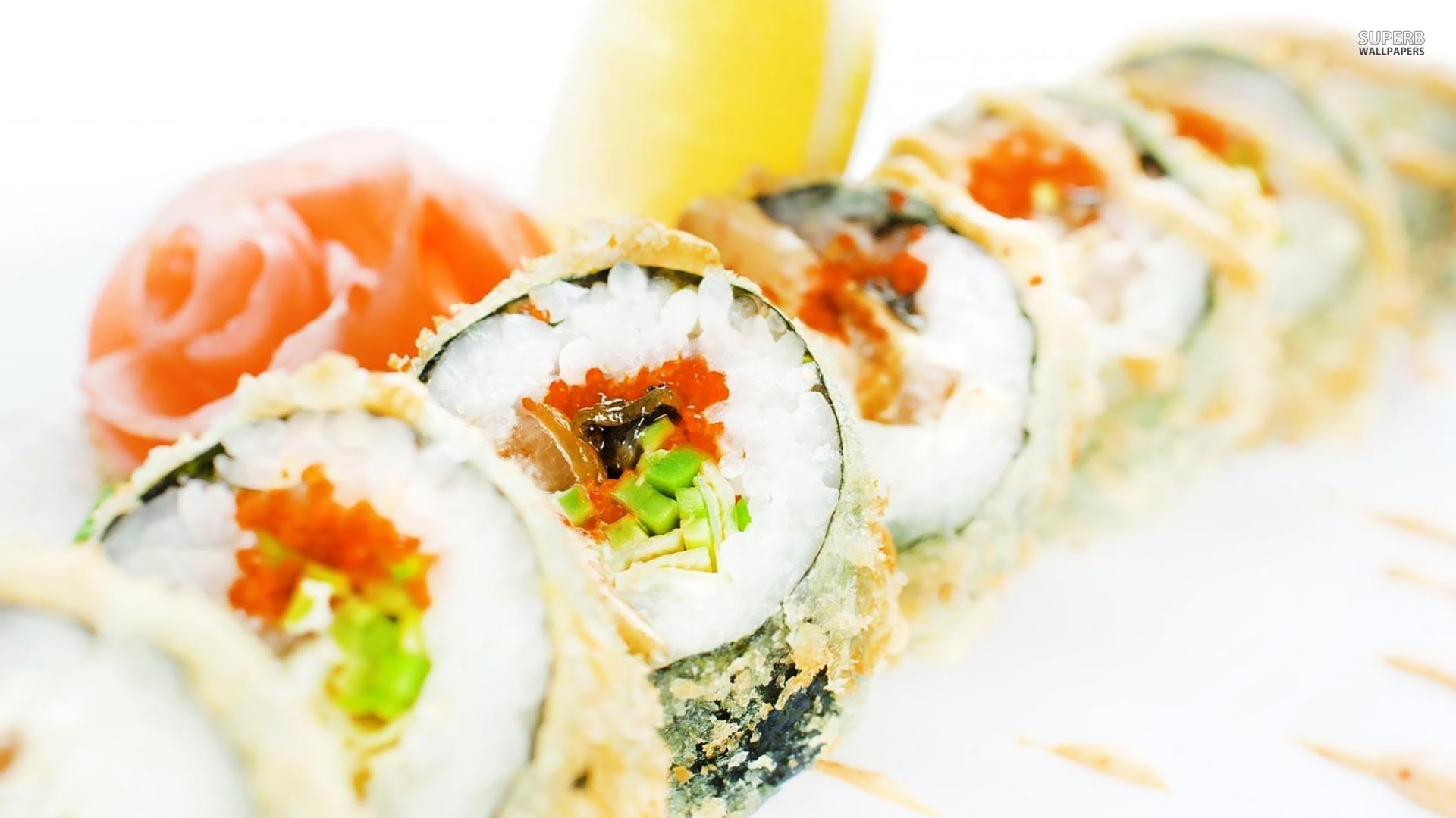 Sushi Wallpapers High Quality - Full Hd Restaurant Background Hd , HD Wallpaper & Backgrounds