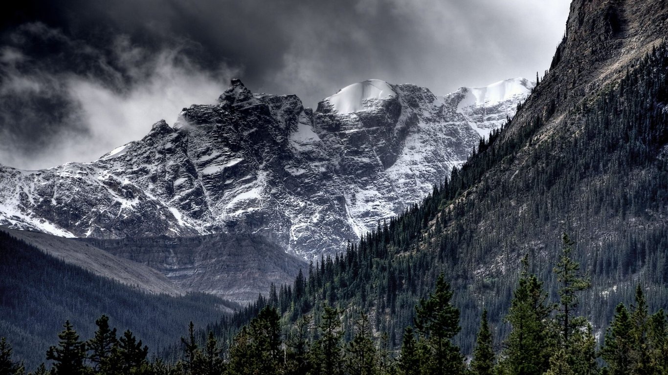 Desktop Wallpaper Snow Mountains , HD Wallpaper & Backgrounds