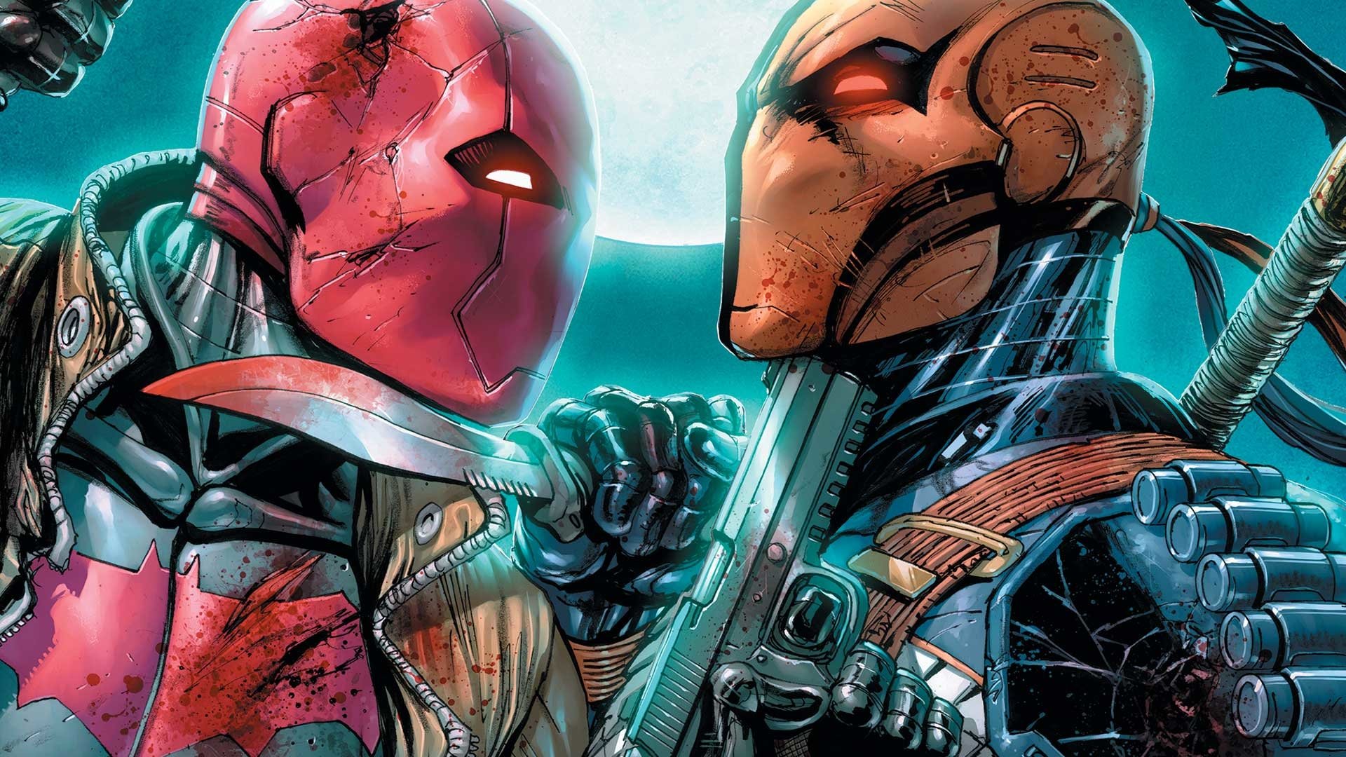 Red Hood And Deathstroke , HD Wallpaper & Backgrounds