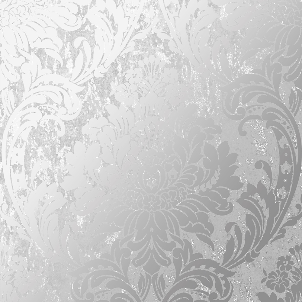 Graham & Brown Milan Damask Silver Wallpaper - Wallpaper , HD Wallpaper & Backgrounds