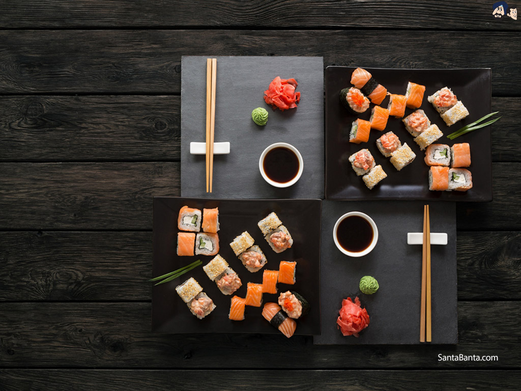 Sushi And Sashimi Wallpaper - Sushi Wallpaper Hd , HD Wallpaper & Backgrounds