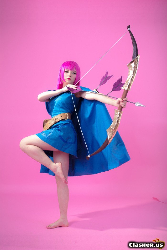 Archer Nice Girl V3 - Clash Of Clans Archer Arts , HD Wallpaper & Backgrounds