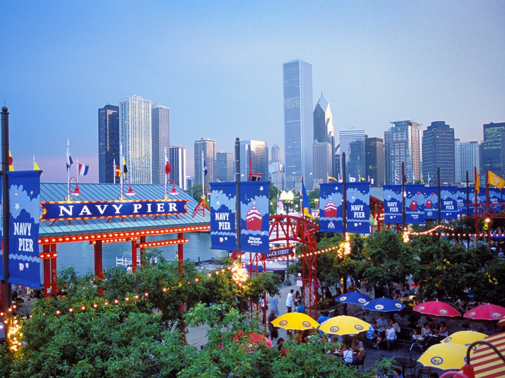 Navy Pier Chicago Illinois , HD Wallpaper & Backgrounds