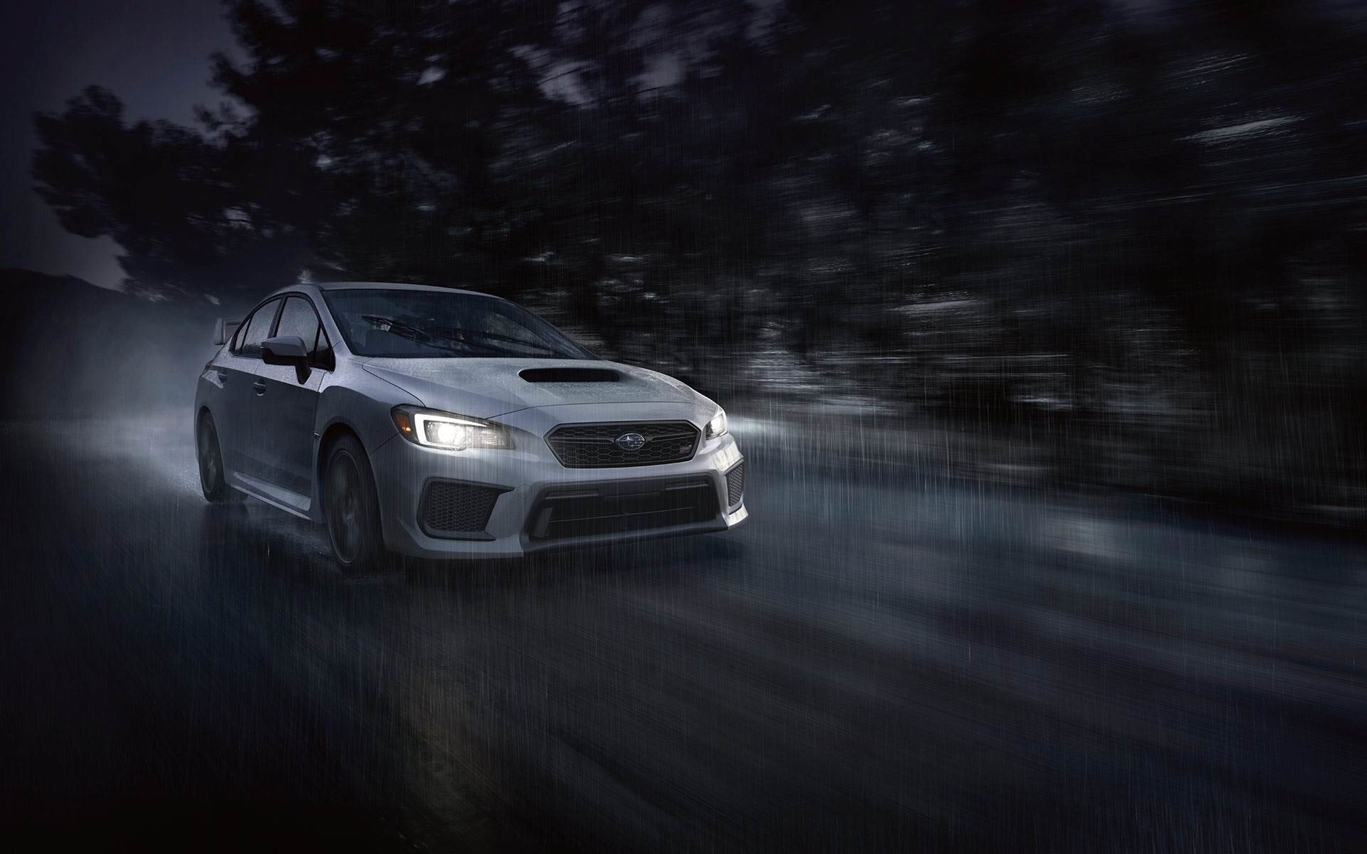 1920x1200, 2019 Subaru Wrx Sti In Night In Rain In - Subaru Wrx Wallpaper 4k , HD Wallpaper & Backgrounds