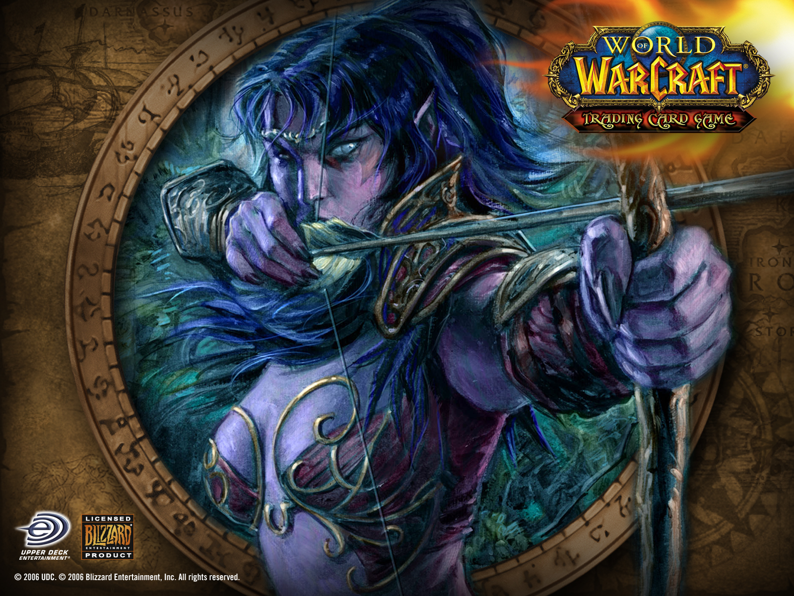 World Of Warcraft Wallpaper Night Elf , HD Wallpaper & Backgrounds