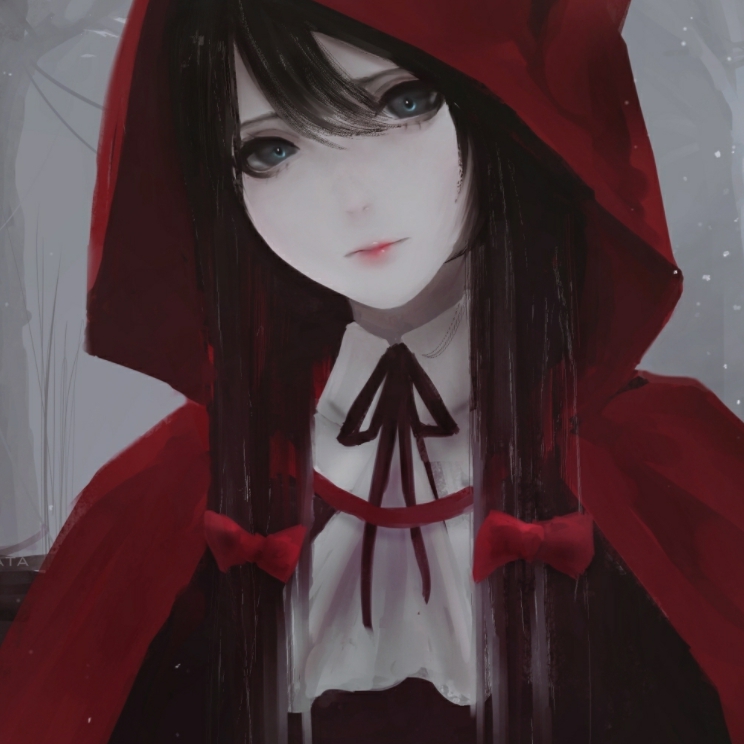 Red Riding Hood Anime Girl , HD Wallpaper & Backgrounds