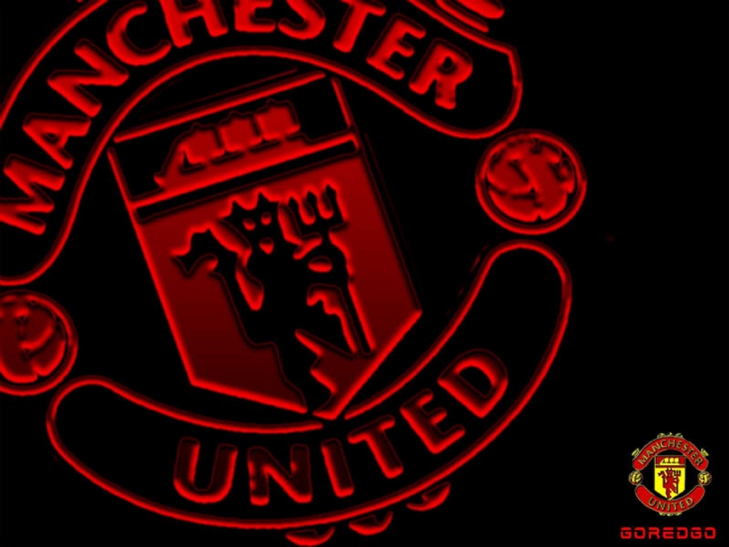 Manchester United Logo 3d , HD Wallpaper & Backgrounds