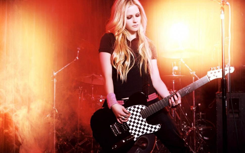 Avril Lavigne Rock N Roll Wallpaper,music Hd Wallpaper,1920x1080 - Avril Lavigne Live Guitar , HD Wallpaper & Backgrounds
