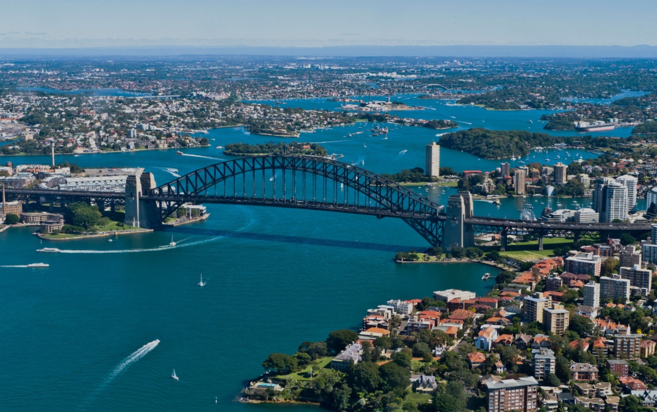 Pretty Aerial View Sydney Wallpapers - Sydney Harbour From Plane , HD Wallpaper & Backgrounds