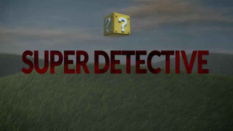 True Detective Mario Hd Wallpaper,video Games Hd Wallpaper,mario - Signage , HD Wallpaper & Backgrounds