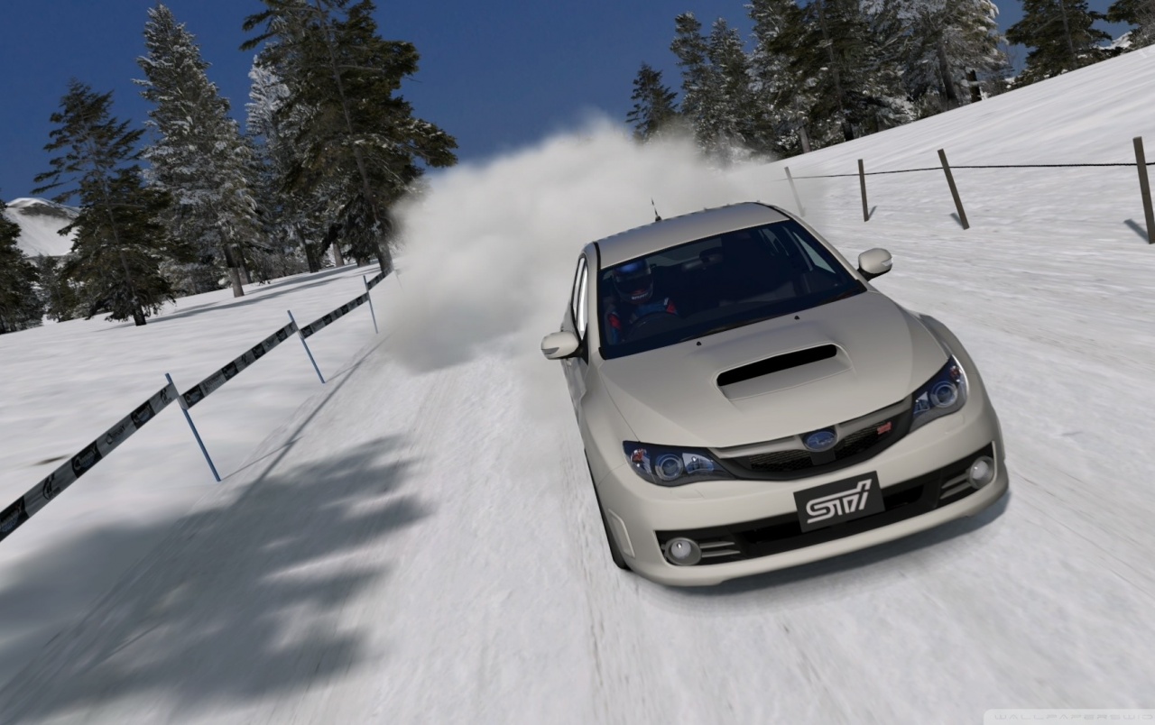 Subaru Impreza Sti Snow Wallpapers - Subaru Impreza Snow , HD Wallpaper & Backgrounds