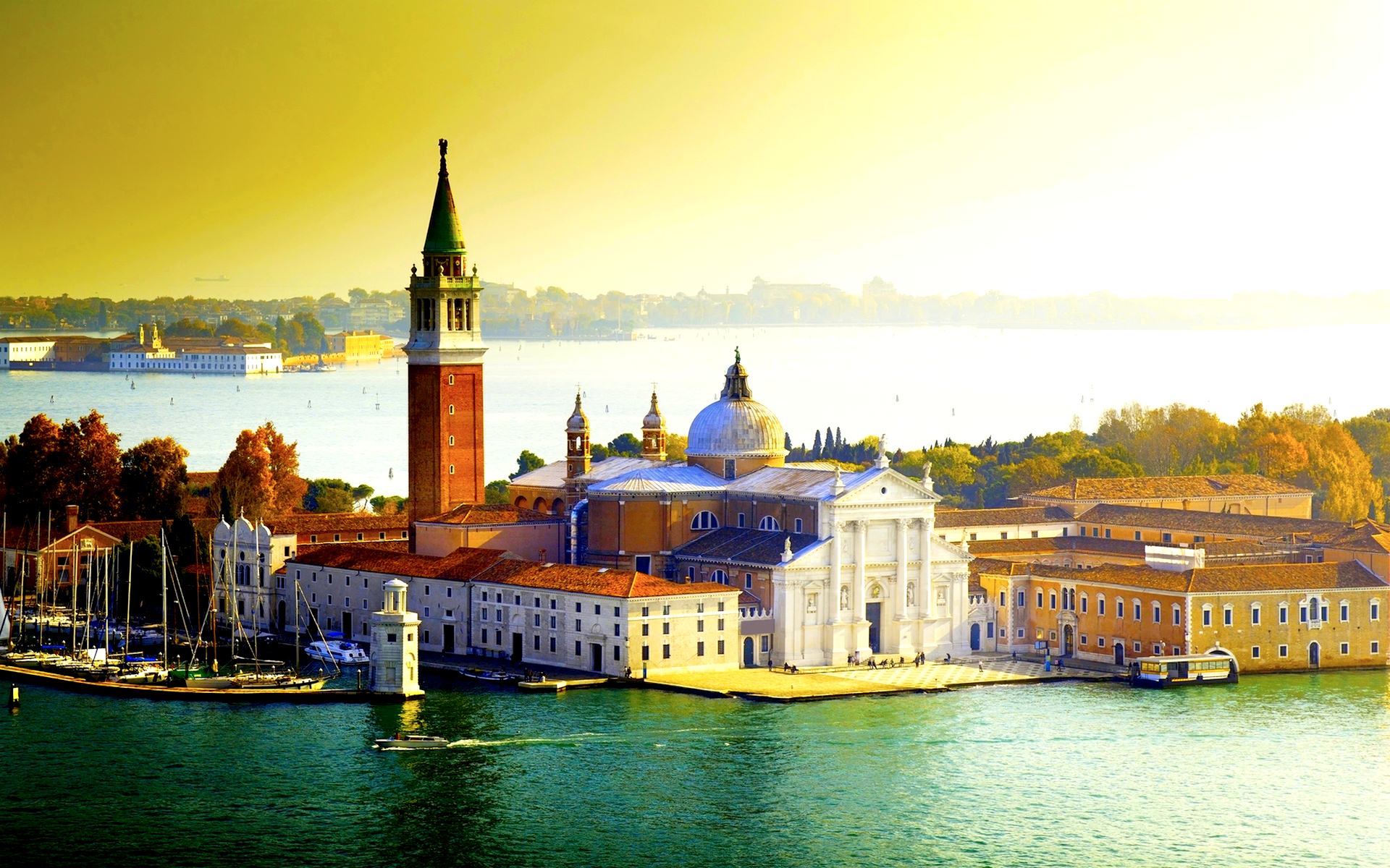 Hd Wallpaper Of Venice City - Church Of San Giorgio Maggiore , HD Wallpaper & Backgrounds