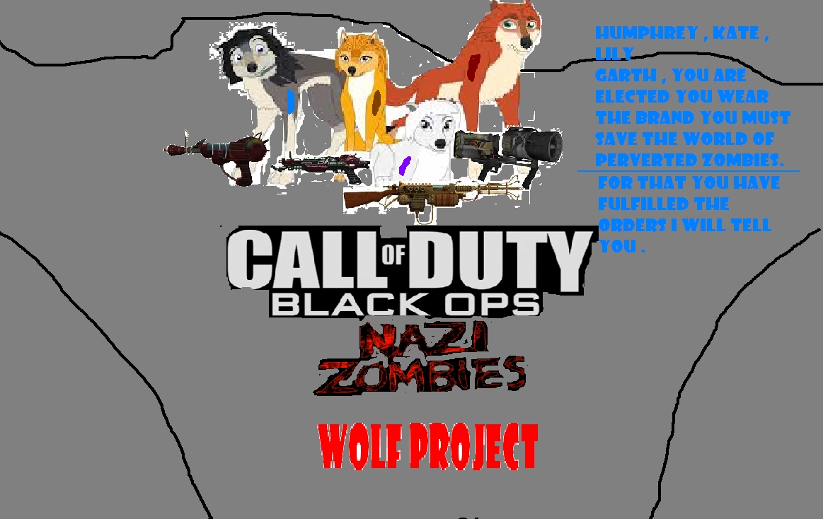 Call Of Duty Black Ops Nazi Zombie Lobo Project - Call Of Duty Black Ops , HD Wallpaper & Backgrounds
