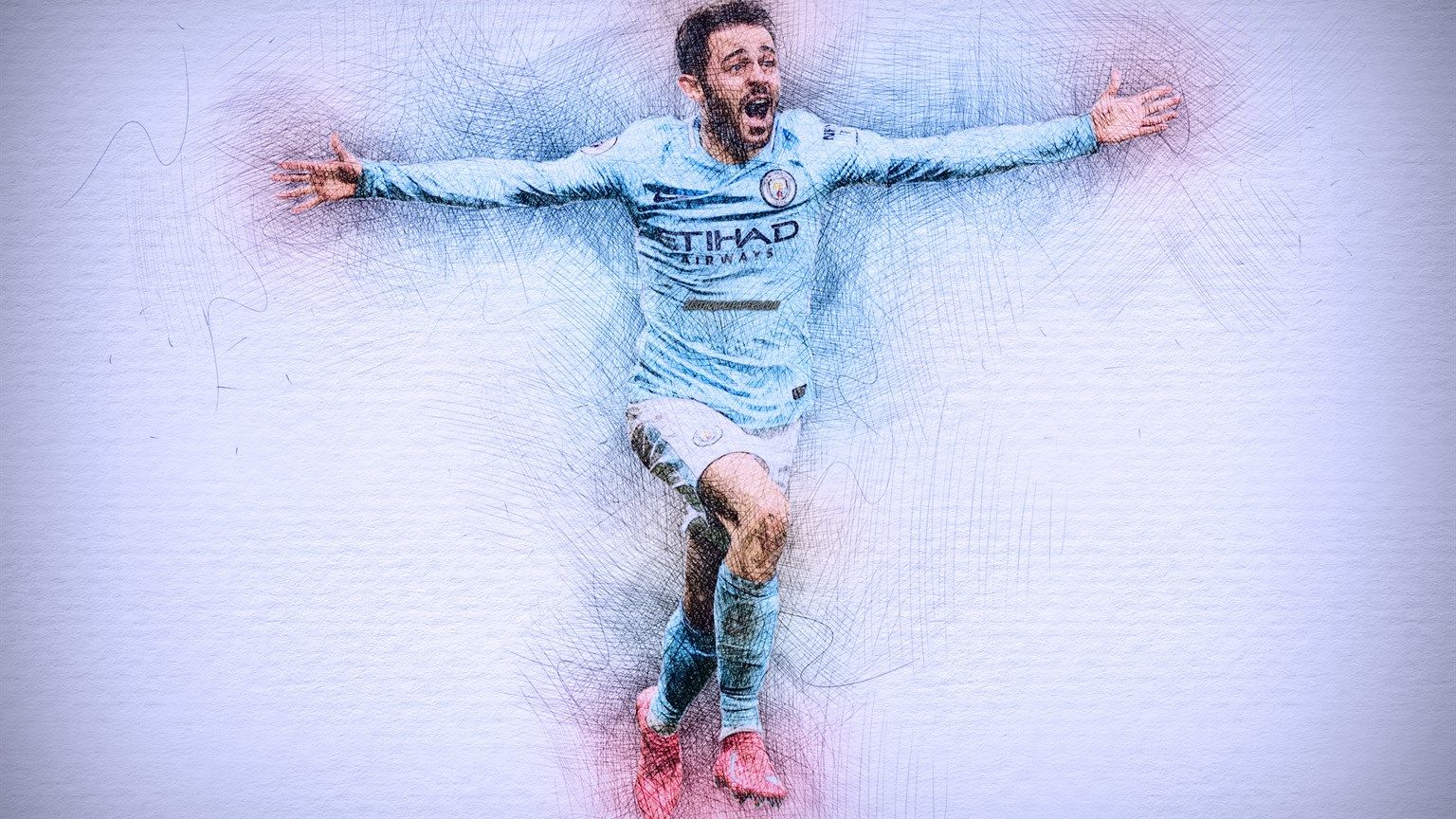 Bernardo Silva 4k Manchester City Wallpaper , HD Wallpaper & Backgrounds