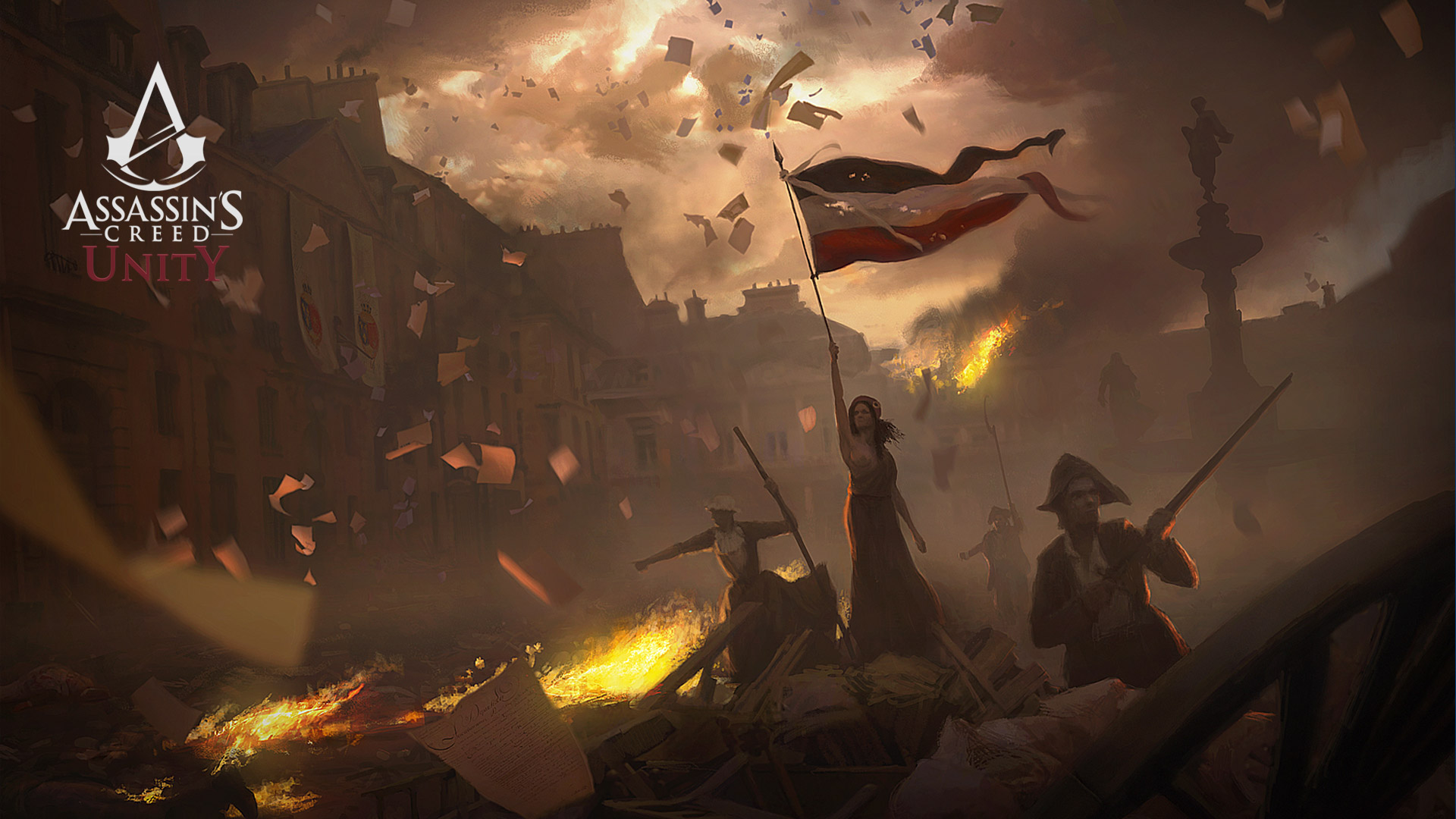 Assassins Creed Unity Wallpaper - French Revolution 1080p , HD Wallpaper & Backgrounds